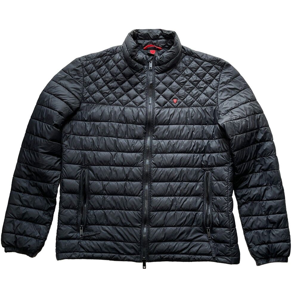 Strellson 4 Seasons Jacket Full Zip Quilted Lightweight Puffer ISOCLOUD500 Black